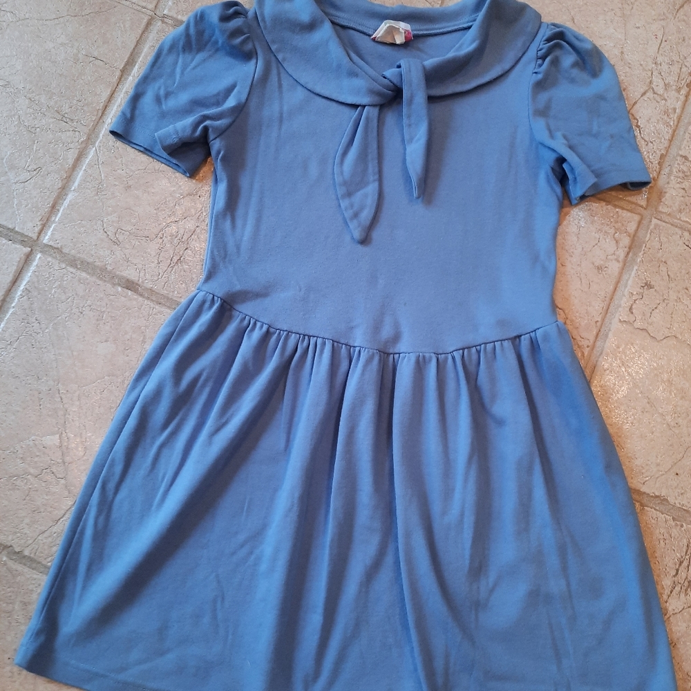 Vtg Y2K girls knit dress sz 14 purple Allison Ann USA - Picture 3 of 7